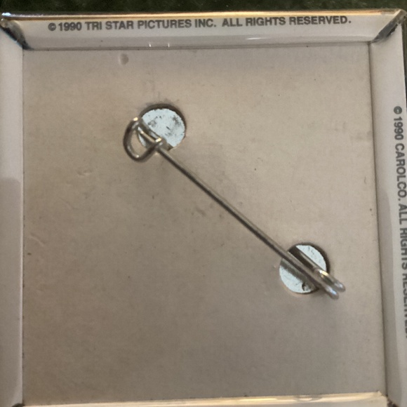 Vintage 1990 TOTAL RECALL Promo Pinback Pin Button Schwarzenegger - Picture 3 of 4